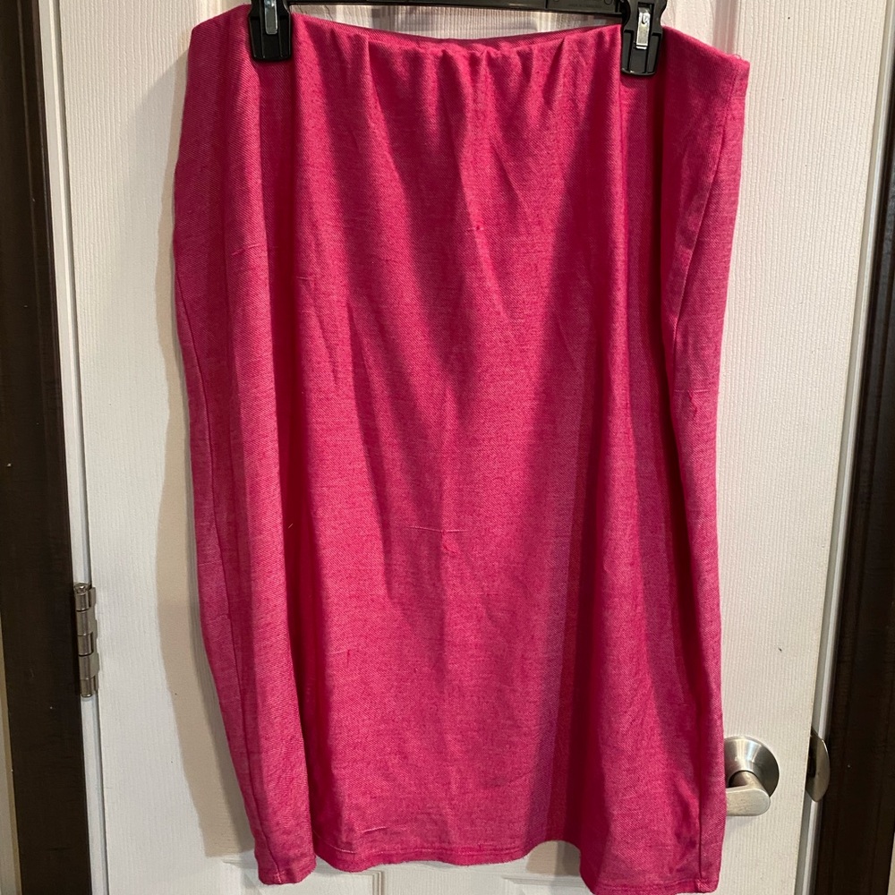 Chic Pink Pencil Skirt for Women